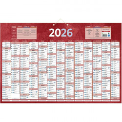 CALENDRIER ANNUEL 13 MOIS 43X65CM