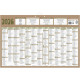 CALENDRIER ANNUEL 13 MOIS SUR 1 FACE NATURA 43X65CM