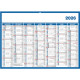 CALENDRIER 7 MOIS SUR CHAQUE FACE 19X26,5CM SOUPLE