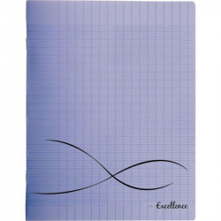 CAHIER PIQÛRE 48 PAGES EXCELLENCE 17X22 CM RÉGLURE SEYÈS POLYPROPYLÈNE VIOLET