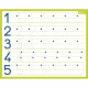 ARDOISE EFFAÇABLE À SEC CHIFFRES 21X26.5CM