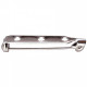 ATTACHES BROCHE À COLLER OU À COUDRE ARGENT L.27MM MODÈLES NICKELÉS SACHET DE 10
