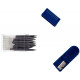 BLISTER DE 12 MINES 2MM POUR COMPAS + 1 TAILLE-MINE