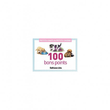 BOITE DE 100 IMAGES PETITS CHATS ET PETITS CHIENS