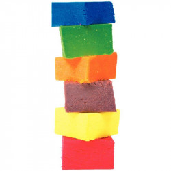 BOÎTE DE 18 PAINS DE 166 GRAMMES DE PÂTE À JOUER COULEURS VIVES ASSORTIES