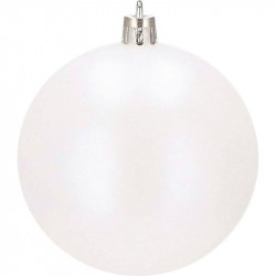 BOITE DE 39 BOULES EN PLASTIQUE BLANC