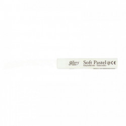 BOÎTE DE 6 PASTELS SECS TENDRES CARRÉS BLANC