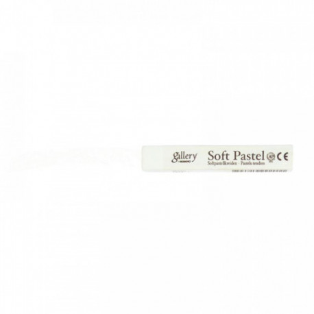 BOÎTE DE 6 PASTELS SECS TENDRES CARRÉS BLANC