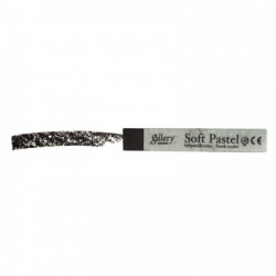 BOÎTE DE 6 PASTELS SECS TENDRES CARRÉS NOIR