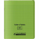 CAHIER A RABAT POLYPRO 17x22 48P 90G SEYES VERT