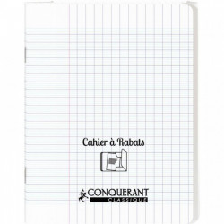 CAHIER A RABAT POLYPRO 17x22 96P 90G SEYES INCOLOR