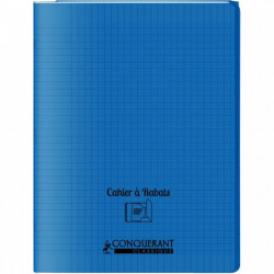 CAHIER A RABAT POLYPRO 24x32 48P 90G SEYES BLEU
