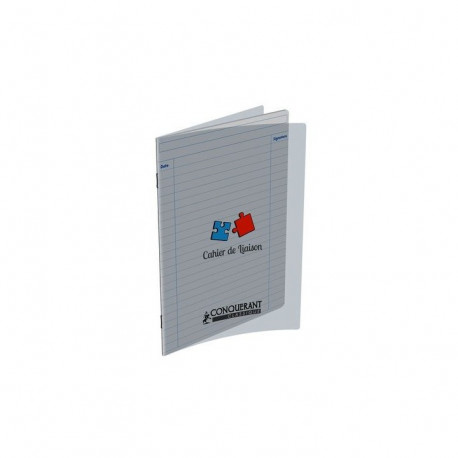 CAHIER DE LIAISON 48P. 90G 17X22CM LIGNÉ COUVERTURE POLYPROPYLÈNE 400067936