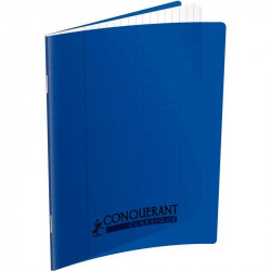 CAHIER PIQUE 140P COUV PP 17X22 SEYES BLEU