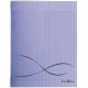 CAHIER PIQUE 48P COUV PP 24 X 32  SEYES VIOLET