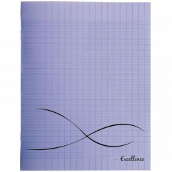 CAHIER PIQUE 48P COUV PP 24 X 32  SEYES VIOLET