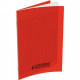 CAHIER PIQÛRE 140 PAGES CONQUERANT, A4, SEYÈS, COUV PP ROUGE