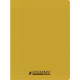 CAHIER PIQÛRE 96 PAGES CONQUERANT RECYCLE FORMAT 24X32 CM, RÉGLURE SEYÈS, COUVERTURE EN POLYPROPYLÈNE JAUNE