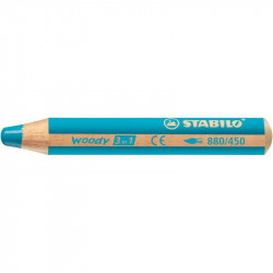 CRAYON DE COULEUR WOODY CYAN