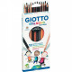 ÉTUI DE 12 CRAYONS DE COULEUR STILNOVO TONS PEAUX