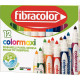 FEUTRES COLORMAXI POINTE LARGE ETUI DE 12