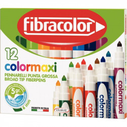 FEUTRES COLORMAXI POINTE LARGE ETUI DE 12