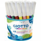 FEUTRES TURBO POINTE EXTRA LARGE *POT DE 48 DONT 6 GRATUITS* COULEURS ASSORTIES