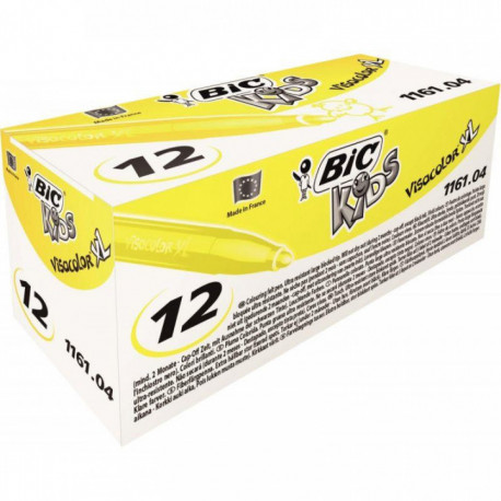  FEUTRE VISACOLOR 1161 JAUNE BTE12