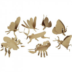 KIT 24 INSECTE 3D PLAYM MOSAIC