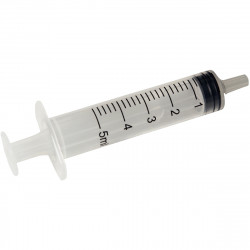 LOT DE 10 SERINGUES GRADUÉES 5 ML