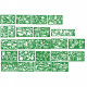 LOT DE 24 POCHOIRS EN PLASTIQUE SOUPLE MODÈLES ASSORTIS