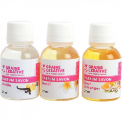 LOT DE 3 PARFUMS POUR SAVON