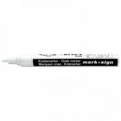 MARQUEUR CRAIE POINTE OGIVE 2-4 MM BLANC LYRA