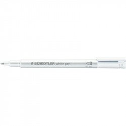 MARQUEUR METALLIQUE PM BLANC