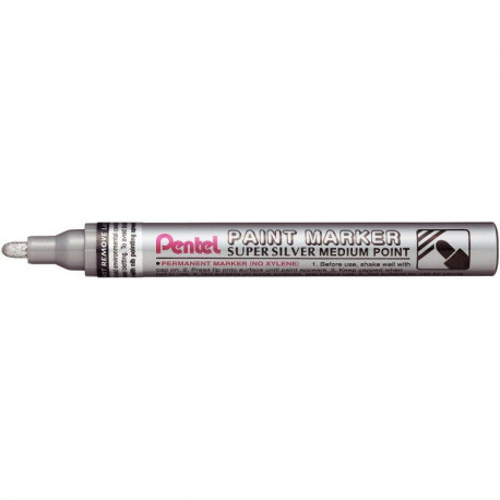 MARQUEUR PEINTURE PERMANENT MOYENNE ARGENT