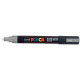 MARQUEUR POINTE MOYENNE CONIQUE 2,5MM PC5M ARGENT POSCA 