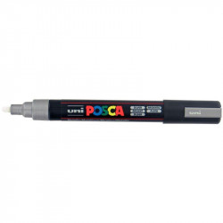 MARQUEUR POINTE MOYENNE CONIQUE 2,5MM PC5M ARGENT POSCA 