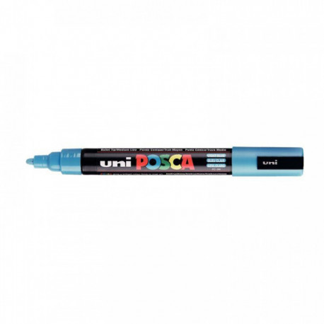 MARQUEUR POINTE MOYENNE CONIQUE 2,5MM PC5M BLEU CIEL  POSCA 