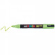 MARQUEUR POINTE MOYENNE CONIQUE 2,5MM PC5M VERT POMME POSCA 
