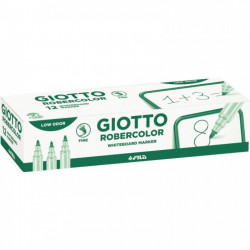 MARQUEUR TABLEAU BLANC  POINTE OGIVE FINE 2,7MM VERT GIOTTO  413204