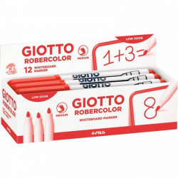 MARQUEUR TABLEAU BLANC  POINTE  OGIVE MOYENNE  4MM ROUGE GIOTTO   413402