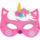MASQUES CARTON LICORNE ET SUPER HÉROS LOT DE 8
