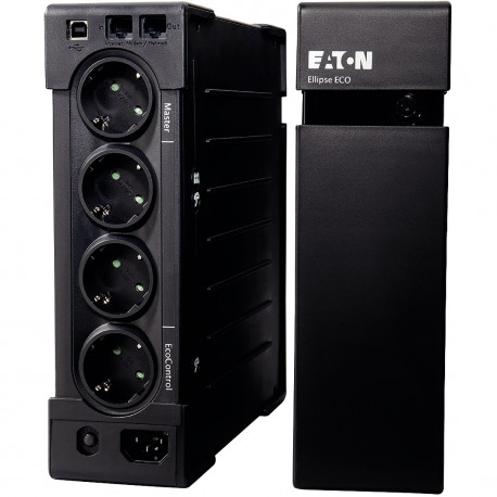 ONDULEUR EATON ELLIPSE ECO 650 FR 650VA/400W 1 PRISE PARAFOUDRE / 3 PRISE PARAFOUDRE ET AUTONOMIE    263X81X235 3.6 KG 