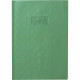 PAQUET DE 10 PROTÈGE-CAHIERS AVEC RABATS ÉPAISSEUR 22/100ÈME 21 X 29,7 CM COLORIS VERT