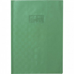 PAQUET DE 10 PROTÈGE-CAHIERS AVEC RABATS ÉPAISSEUR 22/100ÈME 21 X 29,7 CM COLORIS VERT