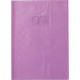 PAQUET DE 10 PROTÈGE-CAHIERS AVEC RABATS ÉPAISSEUR 22/100ÈME 21 X 29,7 CM COLORIS VIOLET