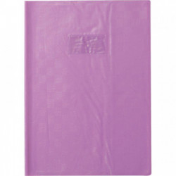 PAQUET DE 10 PROTÈGE-CAHIERS AVEC RABATS ÉPAISSEUR 22/100ÈME 21 X 29,7 CM COLORIS VIOLET