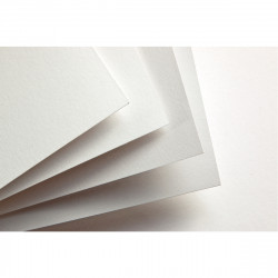 PAQUET DE 200 FEUILLES À DESSIN 160G 50X65CM BLANC