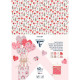 PAQUET DE 40 FEUILLES CARTON DÉCORATION LOVE FORMAT 25 X 35 CM