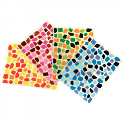 POCHETTE DE 1 056 GOMMETTES MOSAÏQUES ASSORTIES
